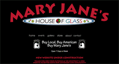 Desktop Screenshot of maryjaneshouseofglass.net